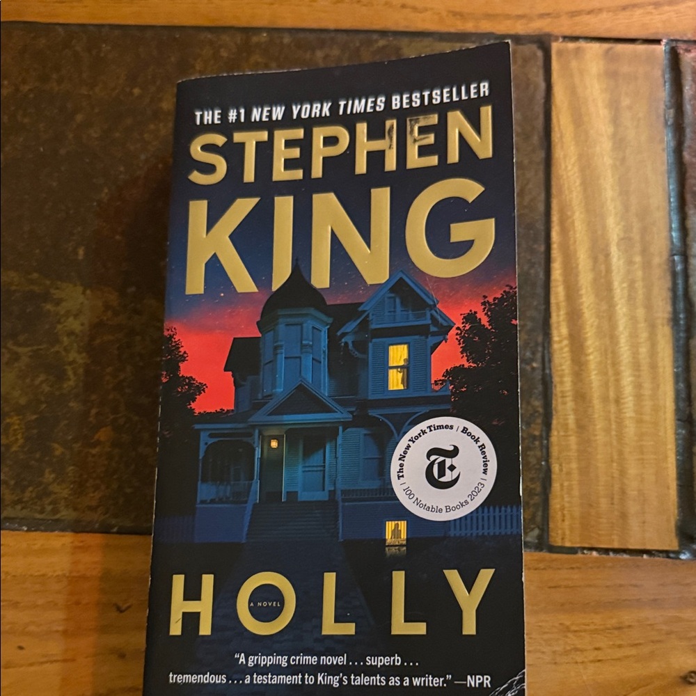Stephen King 'Holly' Paperback Book
